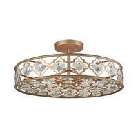 Semi Flush Mount 25" Width