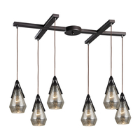 Multi Light Pendant 33" Width Multi Light Pendant 33" Width