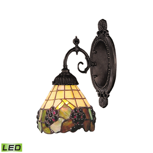 E071TB07LED Mix-N-Match 1 Bulb Wall Sconce - Tiffany Bronze E071TB07LED Mix-N-Match 1 Bulb Wall Sconce - Tiffany Bronze