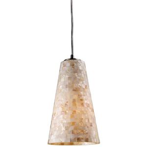 E101421LED Capri Mini-Pendant Pendant Light - Satin Nickel E101421LED Capri Mini-Pendant Pendant Light - Satin Nickel
