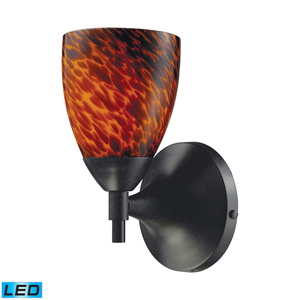 E101501DRESLED Celina 1 Bulb Wall Sconce - Dark Rust / Espresso E101501DRESLED Celina 1 Bulb Wall Sconce - Dark Rust / Espresso