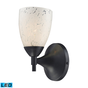 E101501DRSWLED Celina 1 Bulb Wall Sconce - Dark Rust / Snow White E101501DRSWLED Celina 1 Bulb Wall Sconce - Dark Rust / Snow White