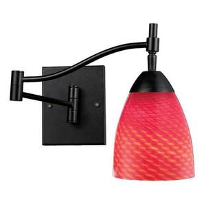 D101511DRSC Celina Swing Arm Lamp - Dark Rust / Scarlet D101511DRSC Celina Swing Arm Lamp - Dark Rust / Scarlet