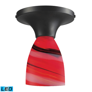 E101521DRCYLED Celina Flush Mount Ceiling Light - Dark Rust / Candy E101521DRCYLED Celina Flush Mount Ceiling Light - Dark Rust / Candy