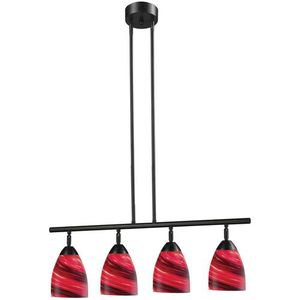 E101534DRALED Celina Linear Pendant Pendant Light - Dark Rust / Autumn E101534DRALED Celina Linear Pendant Pendant Light - Dark Rust / Autumn