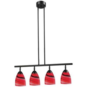 E101534DRCYLED Celina Linear Pendant Pendant Light - Dark Rust / Candy E101534DRCYLED Celina Linear Pendant Pendant Light - Dark Rust / Candy