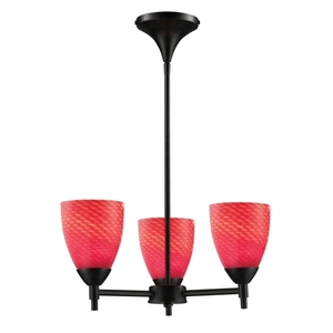 E101543DRSC Celina Mini Chandelier - Dark Rust / Scarlet E101543DRSC Celina Mini Chandelier - Dark Rust / Scarlet