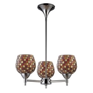 E101543PCMLT Celina Mini Chandelier - Polished Chrome / Multi Fusion E101543PCMLT Celina Mini Chandelier - Polished Chrome / Multi Fusion