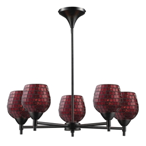 E101555DRCPR Celina Mid Sized Chandelier Chandelier - Dark Rust / Copper E101555DRCPR Celina Mid Sized Chandelier Chandelier - Dark Rust / Copper