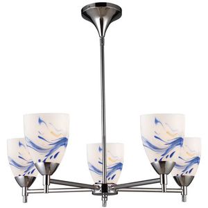 E101555PCMTLED Celina Mid Sized Chandelier Chandelier - Polished Chrome / Mountain E101555PCMTLED Celina Mid Sized Chandelier Chandelier - Polished Chrome / Mountain