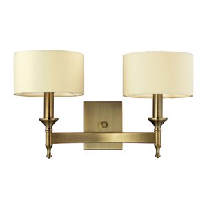 E102612 Pembroke Multi Bulb Wall Sconce - Antique Brass E102612 Pembroke Multi Bulb Wall Sconce - Antique Brass