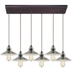 E103326RC Multi Light Pendant Light - Oiled Rubbed Bronze E103326RC Multi Light Pendant Light - Oiled Rubbed Bronze