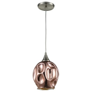 E105021 Morph Mini-Pendant Pendant Light - Satin Nickel E105021 Morph Mini-Pendant Pendant Light - Satin Nickel