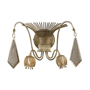 E140532 Nimbus Multi Bulb Wall Sconce - Silver Leaf E140532 Nimbus Multi Bulb Wall Sconce - Silver Leaf