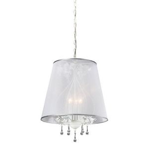 E180993 Jesslyn Mini Chandelier - Antique White E180993 Jesslyn Mini Chandelier - Antique White