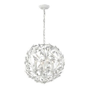 E181244 Circeo Entrance / Foyer Pendant Light - Antique White E181244 Circeo Entrance / Foyer Pendant Light - Antique White