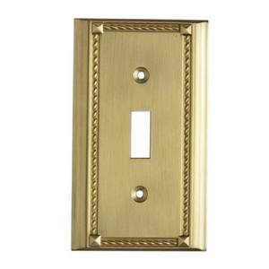 E2501BR Clickplates Switch Plate Switch Plate - Brass E2501BR Clickplates Switch Plate Switch Plate - Brass