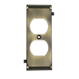 E2503AB Clickplates Outlet Plate Switch Plate - Antique Brass E2503AB Clickplates Outlet Plate Switch Plate - Antique Brass
