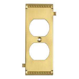 E2503BR Clickplates Outlet Plate Switch Plate - Brass E2503BR Clickplates Outlet Plate Switch Plate - Brass