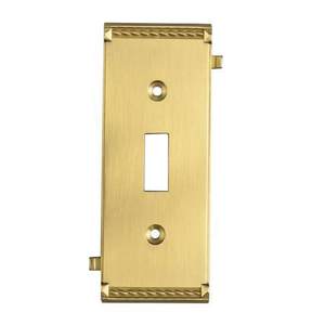 E2504BR Clickplates Switch Plate Switch Plate - Brass E2504BR Clickplates Switch Plate Switch Plate - Brass
