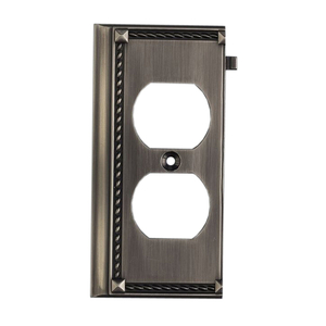 E2506AP Clickplates Outlet Plate Switch Plate - Antique Platinum E2506AP Clickplates Outlet Plate Switch Plate - Antique Platinum