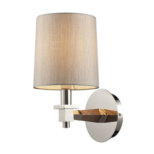 E313301 Jorgenson 1 Bulb Wall Sconce - Polished Nickel E313301 Jorgenson 1 Bulb Wall Sconce - Polished Nickel