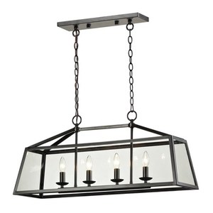E315084 Alanna Linear Pendant Pendant Light - Oiled Rubbed Bronze E315084 Alanna Linear Pendant Pendant Light - Oiled Rubbed Bronze