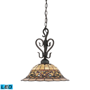E362VALED Tiffany Buckingham Down Light Pendant Light - Vintage Antique E362VALED Tiffany Buckingham Down Light Pendant Light - Vintage Antique
