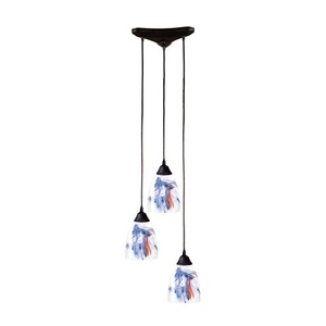 E4063MT Classico Multi Light Pendant Light - Dark Rust / Mountain E4063MT Classico Multi Light Pendant Light - Dark Rust / Mountain