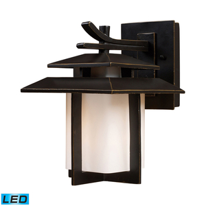 E421701LED Kanso Entrance Outdoor Wall Light - Hazelnut Bronze E421701LED Kanso Entrance Outdoor Wall Light - Hazelnut Bronze