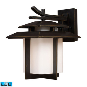 E421711LED Kanso Entrance Outdoor Wall Light - Hazelnut Bronze E421711LED Kanso Entrance Outdoor Wall Light - Hazelnut Bronze