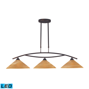 E65523LED Elysburg Linear Pendant Pendant Light - Aged Bronze / Tea E65523LED Elysburg Linear Pendant Pendant Light - Aged Bronze / Tea