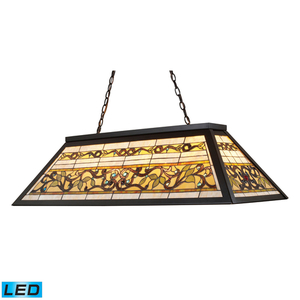 E700234LED Tiffany Buckingham Linear Pendant Pendant Light - Tiffany Bronze E700234LED Tiffany Buckingham Linear Pendant Pendant Light - Tiffany Bronze