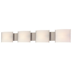 EBV7141016 Pannelli 4 or More Bulb Bathroom Lighting - Stainless Steel EBV7141016 Pannelli 4 or More Bulb Bathroom Lighting - Stainless Steel