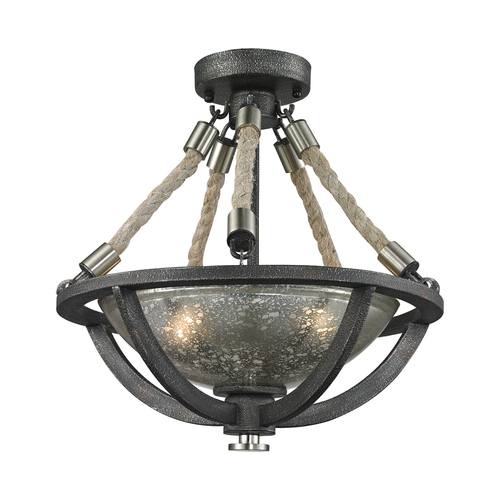 E630522 Natural Rope Up Light Pendant Silvered Graphite At E630522 Natural Rope Up Light Pendant Silvered Graphite At Fergusonshowrooms Com