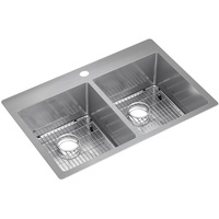 Double Bowl Kitchen Sink 33 x 22 x 9 Double Bowl Kitchen Sink 33 x 22 x 9