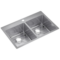 Double Bowl Kitchen Sink 33 x 22 x 9 Double Bowl Kitchen Sink 33 x 22 x 9
