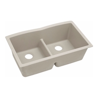 Double Bowl Kitchen Sink 33'' x 19'' x 10'' Double Bowl Kitchen Sink 33'' x 19'' x 10''