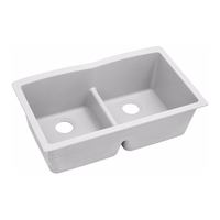 Double Bowl Kitchen Sink 33'' x 19'' x 10'' Double Bowl Kitchen Sink 33'' x 19'' x 10''