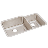 Double Bowl Kitchen Sink 35-1/4'' x 20-1/2'' x 9-7/8'' Double Bowl Kitchen Sink 35-1/4'' x 20-1/2'' x 9-7/8''