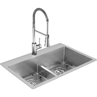 Double Bowl Kitchen Sink 33 x 22 x 9 Double Bowl Kitchen Sink 33 x 22 x 9