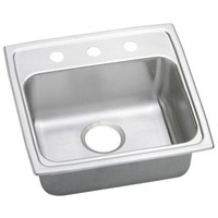 Single Bowl Kitchen Sink 19-1/2 x 19 x 6 Single Bowl Kitchen Sink 19-1/2 x 19 x 6