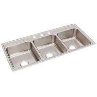 Triple Bowl Kitchen Sink 46 in x 22 in