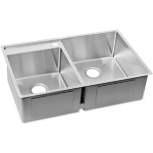 EECTRUD31199L1 Crosstown Stainless Steel Undermount - Double Bowl Kitchen Sink - Stainless Steel EECTRUD31199L1 Crosstown Stainless Steel Undermount - Double Bowl Kitchen Sink - Stainless Steel