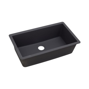 EELXRU13322CA0 Quartz Luxe White/Color Undermount - Single Bowl Kitchen Sink - Caviar EELXRU13322CA0 Quartz Luxe White/Color Undermount - Single Bowl Kitchen Sink - Caviar