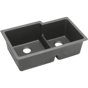 Eelgulbo3322gy0 Gourmet E Granite White Color Undermount Double Eelgulbo3322gy0 Gourmet E Granite White Color Undermount Double Bowl Kitchen Sink Dusk