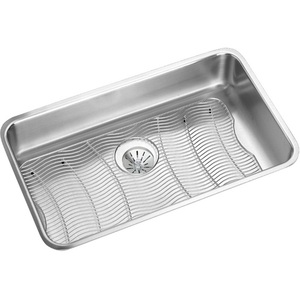 EELUH2816PDBG Gourmet Stainless Steel Undermount - Single Bowl Kitchen Sink - Stainless Steel EELUH2816PDBG Gourmet Stainless Steel Undermount - Single Bowl Kitchen Sink - Stainless Steel
