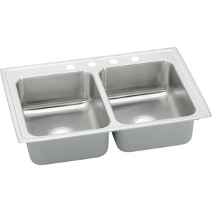 EPSR43224 Pacemaker Stainless Steel Double Bowl Kitchen Sink - Stainless Steel EPSR43224 Pacemaker Stainless Steel Double Bowl Kitchen Sink - Stainless Steel