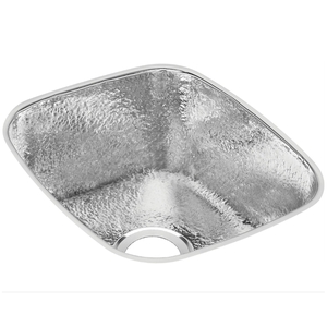 ESCUH1416SH Gourmet Undermount Bar Sink - Hammered Mirror ESCUH1416SH Gourmet Undermount Bar Sink - Hammered Mirror