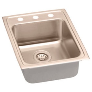 ELRAD1722450CU Lustertone CuVerro Self-Rimming Bar Sink - Copper ELRAD1722450CU Lustertone CuVerro Self-Rimming Bar Sink - Copper